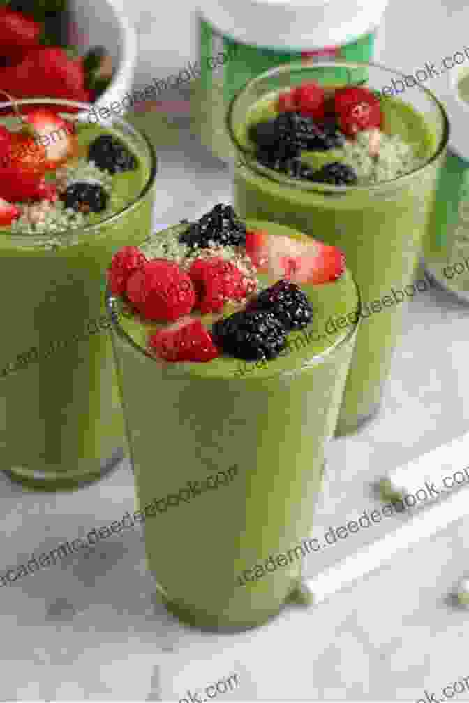 A Delicious And Refreshing Smoothie Made With Berries, Spinach, Yogurt, And Milk. Smoothie Recipes Tutorial: Delicious And Wonderful Recipes To Make Delicious Smoothie