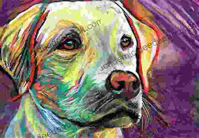 A Dog Painting With Its Tail On A Canvas, Creating Abstract Art Breed All About Us: Canine Expressions Of Art Voice