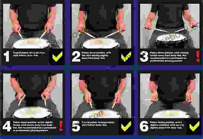 A Montage Of Images Demonstrating Various Drumming Techniques The Beginner Drum Book: Step By Step Guide You Need To Be A Good Drummer: Beginners Drum