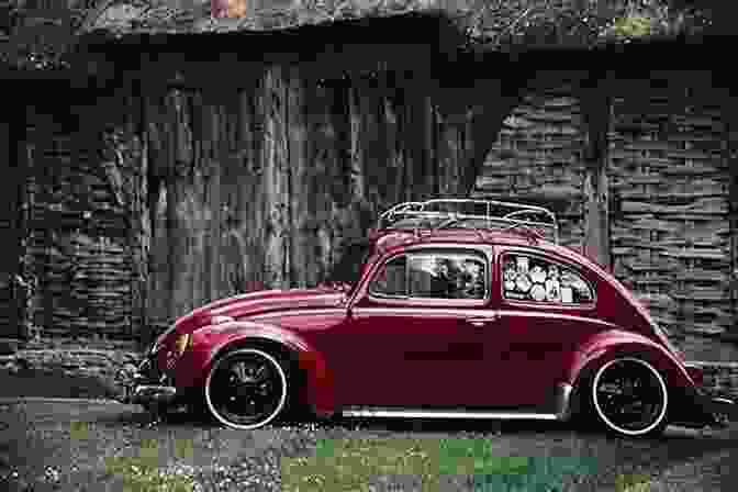 A Red Volkswagen Beetle Parked In A Field. VOLKSWAGEN Guide: Service And Secrets Of The World Most Talked About Small Car (History Of The Automobile)