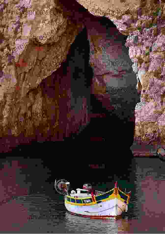 A Small Boat Entering A Hidden Cave On The Island Of Gozo, Malta. Lovely Planet : Lost In Malta: Malta Island