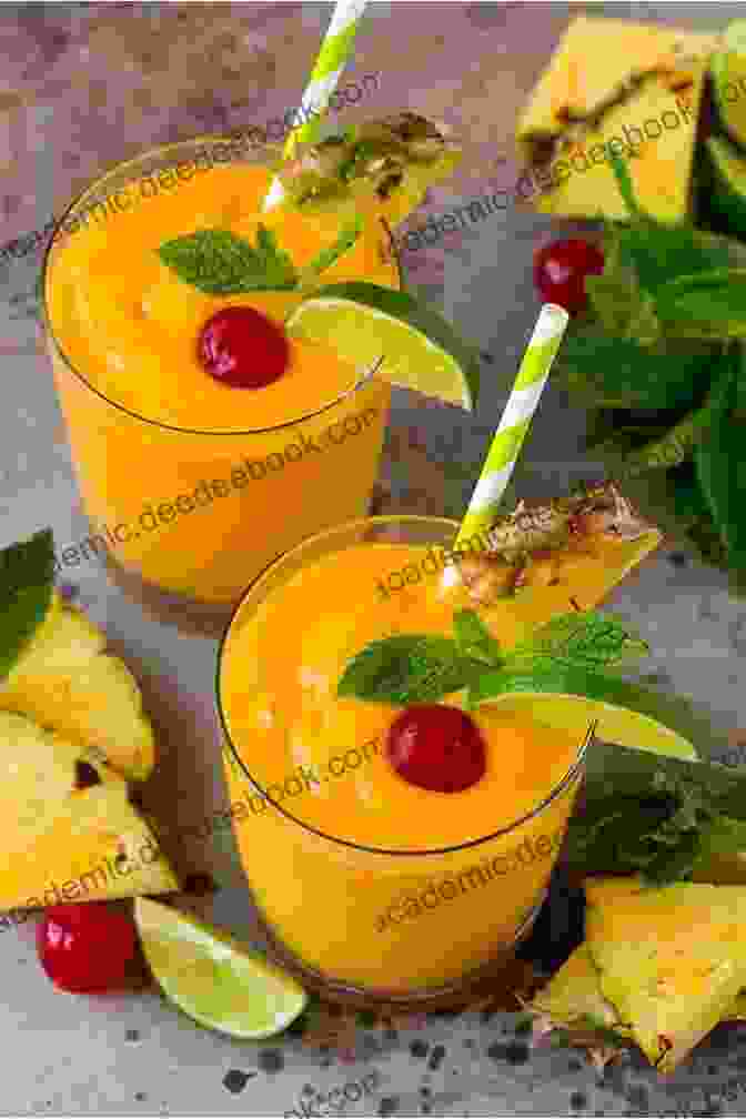 A Tropical Vacation In A Glass! This Smoothie Is Made With Pineapple, Mango, Banana, Yogurt, And Coconut Milk. Smoothie Recipes Tutorial: Delicious And Wonderful Recipes To Make Delicious Smoothie