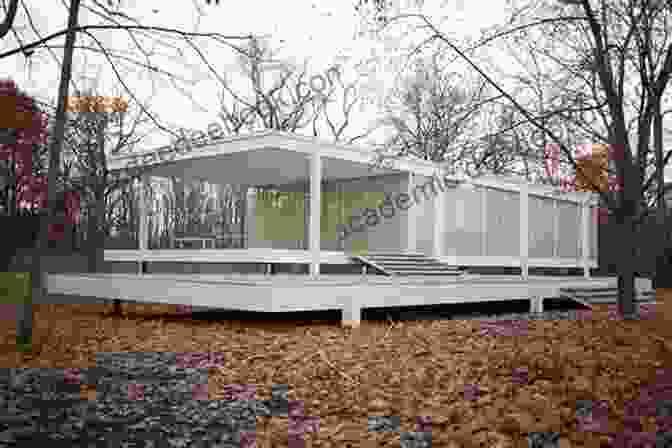 Exterior View Of The Farnsworth House, A Glass Enclosed Masterpiece Designed By Ludwig Mies Van Der Rohe A Little House In A Big Place