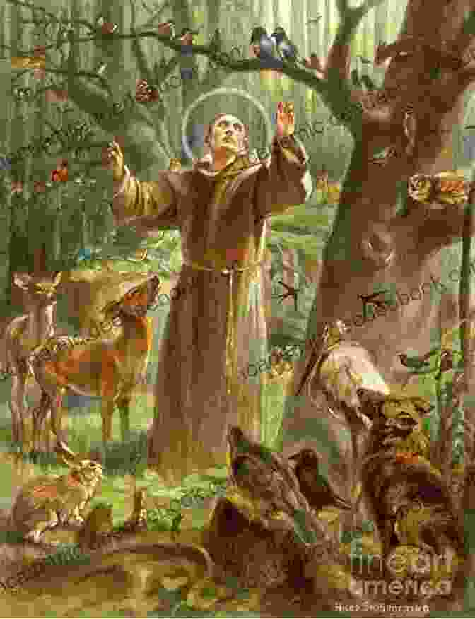 Saint Francis Of Assisi Preaching To A Wolf Befriending The Beast (Tales Of Faith 1)