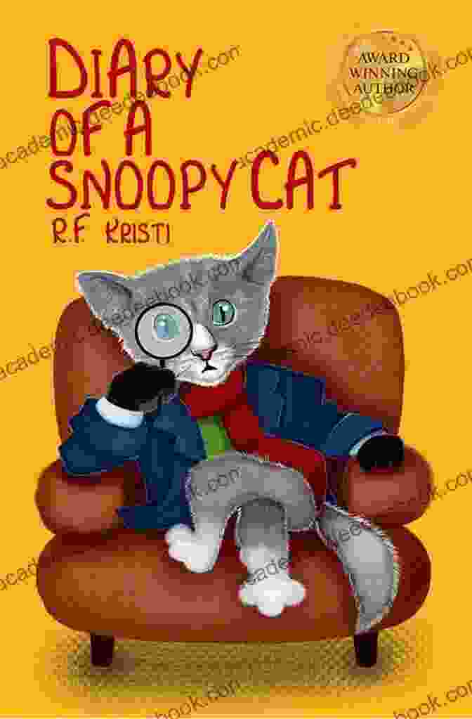 Snoopy Cat And Inca Cat Examining A Footprint Of A Suspect Serendipity Mystery: Diary Of A Snoopy Cat (Inca Cat Detective 7)