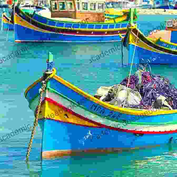 The Colorful Fishing Boats Of Marsaxlokk, Malta, Lined Up In The Picturesque Harbor. Lovely Planet : Lost In Malta: Malta Island