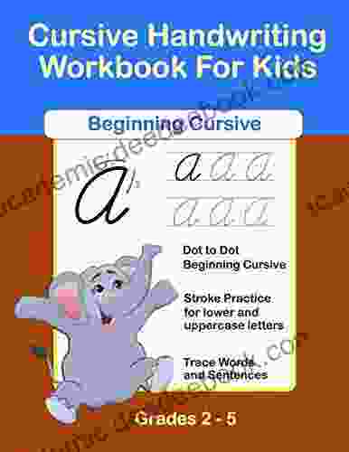 Cursive Handwriting Workbook For Kids